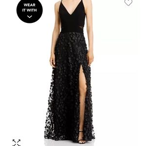 Black evening gown